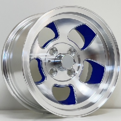 EXP-E2301 6,5X13 4X98 ET-10 60,1 BLUE MACHINED+MILLING